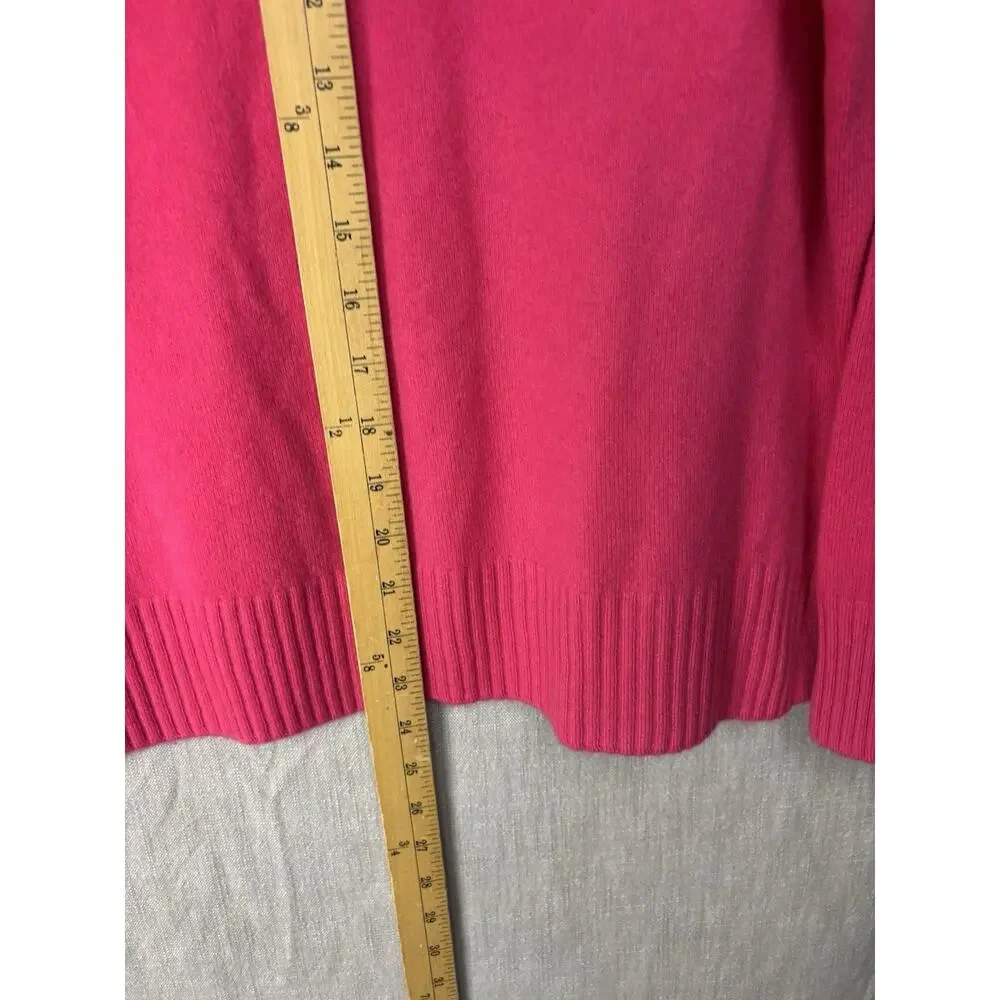 Naadam 100% Cashmere V Neck Boyfriend Pullover Size M Luxury